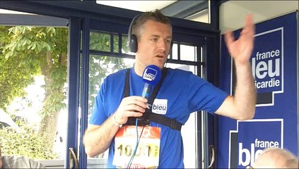 Antoine Barège à quelques minutes du départ de la Transbaie