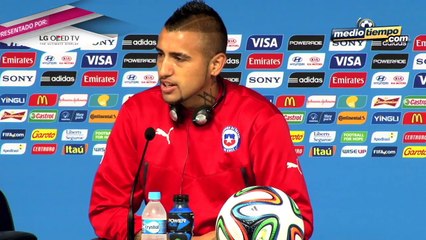 Estoy listo para jugar contra Holanda: Arturo Vidal