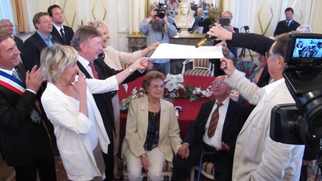 Hazebrouck, vivat flamand aux noces de platine de Jacqueline et Georges Degroote 22 juin 2014