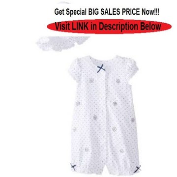 Cheap Deals Little Me Baby-Girls Newborn Daisy Dot Romper and Hat Review