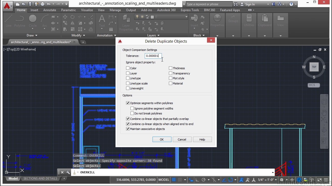 AutoCAD Delete Duplicates
