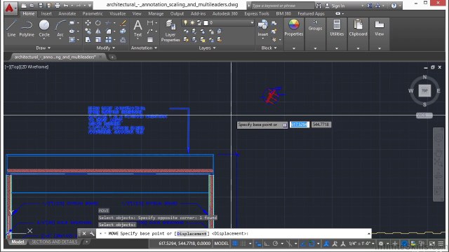 AutoCAD The Move And Copy Commands