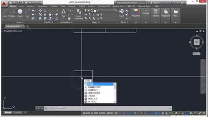 AutoCAD Scaling Objects