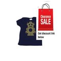 Cheap Deals Boy's Navy Blue Infant T-Shirt with Robot Design Review