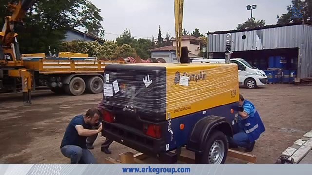 ERKE Dış Ticaret ltd., CompAir C-50 Diesel Portable Compressor - Doğuş İnşaat - erkegroup.com