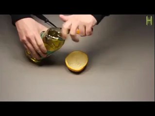 Funny Videos - Turn an Orange Into An 8-Hour Candle!