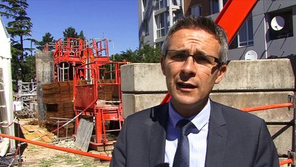 Pose de la première pierre Résidence François-Villon à La Courneuve