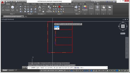 AutoCAD Freeze, Thaw, On, Off And Lock