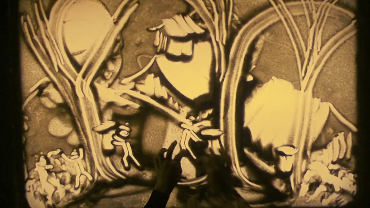 Provigo, iga, metro, ami pour MGE Bluto just for you dessin de sable sand animation