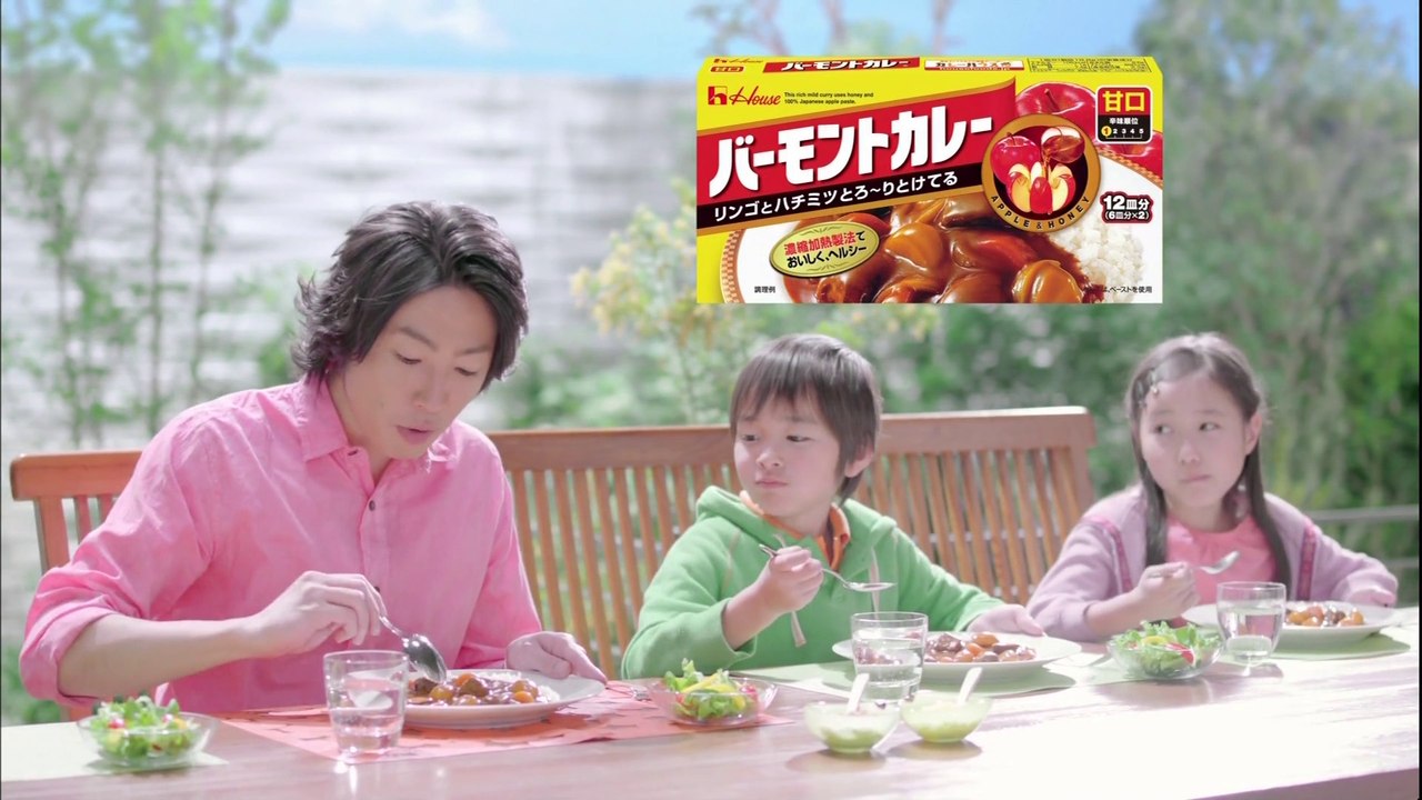 00442 housefoods vermont curry masaki aiba arashi food jpop - Komasharu - Japanese Commercial