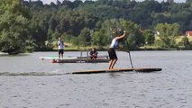 Paolo Marconi run of Fast paddler on earth Lost Mills - SUP