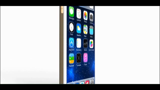 Concept d'iPhone 6 avec des Widgets dans iOS