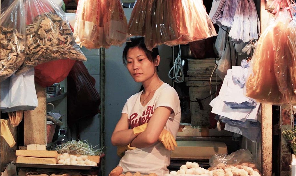 Wan Chai market, Hong Kong, China. 2014. HD