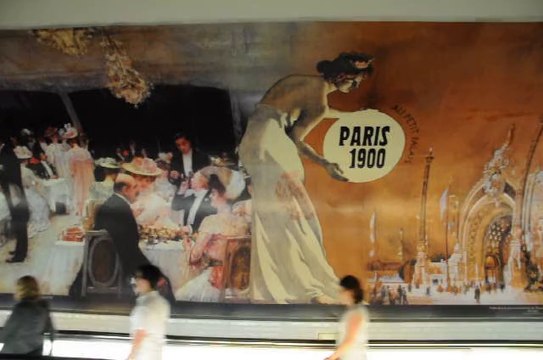 Fresque Paris 1900