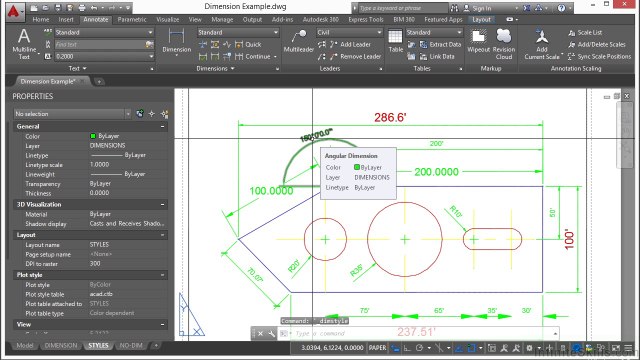 AutoCAD Dimension Styles - Drill Down In Dim Town