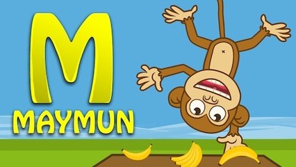 M Harfi - ABC Alfabe SEVİMLİ DOSTLAR Eğitici Çocuk Şarkıları (Türkçe Çizgi Film - Klip)