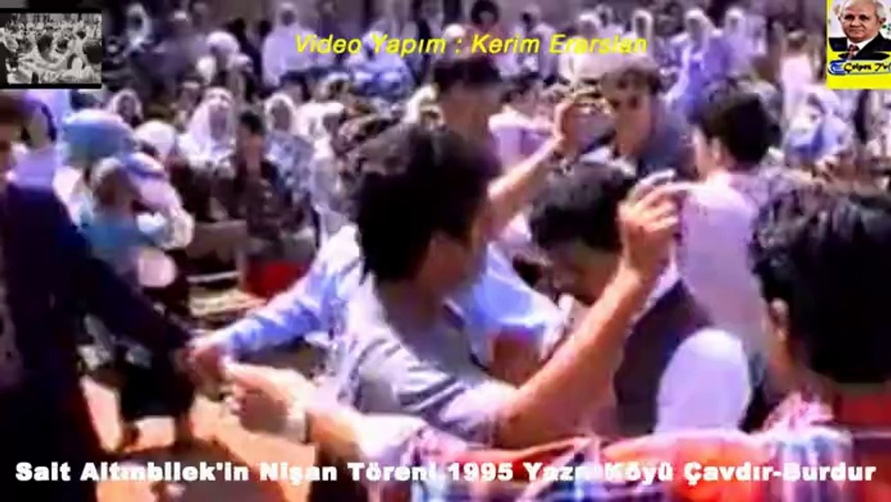 Sait Altınbilek'in Nişan Töreni 1995 Yazır Köyü Çavdır-Burdur
