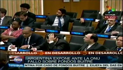 Fondos buitre son un peligro para la economía internacional: Kicillof