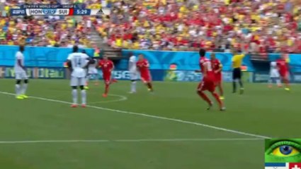 هدف سويسرا الأول في مرمى الهندوراس