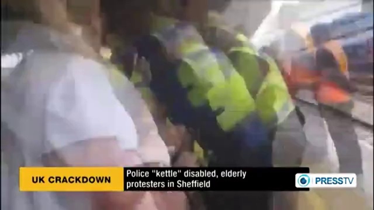 UK police attack disabled, elderly protesters