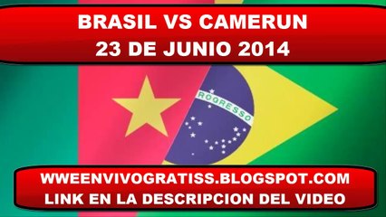 Ver Brasil vs Camerun Mundial Brasil 2014