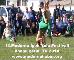 Mudurnu ipek yolu festivali güreşleri yapıldı 2014