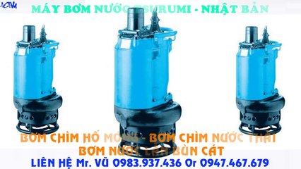 Bán bơm chìm nước thải lẫn bùn cát Tsurumi KTZ 31.5///1.5kw///2hp