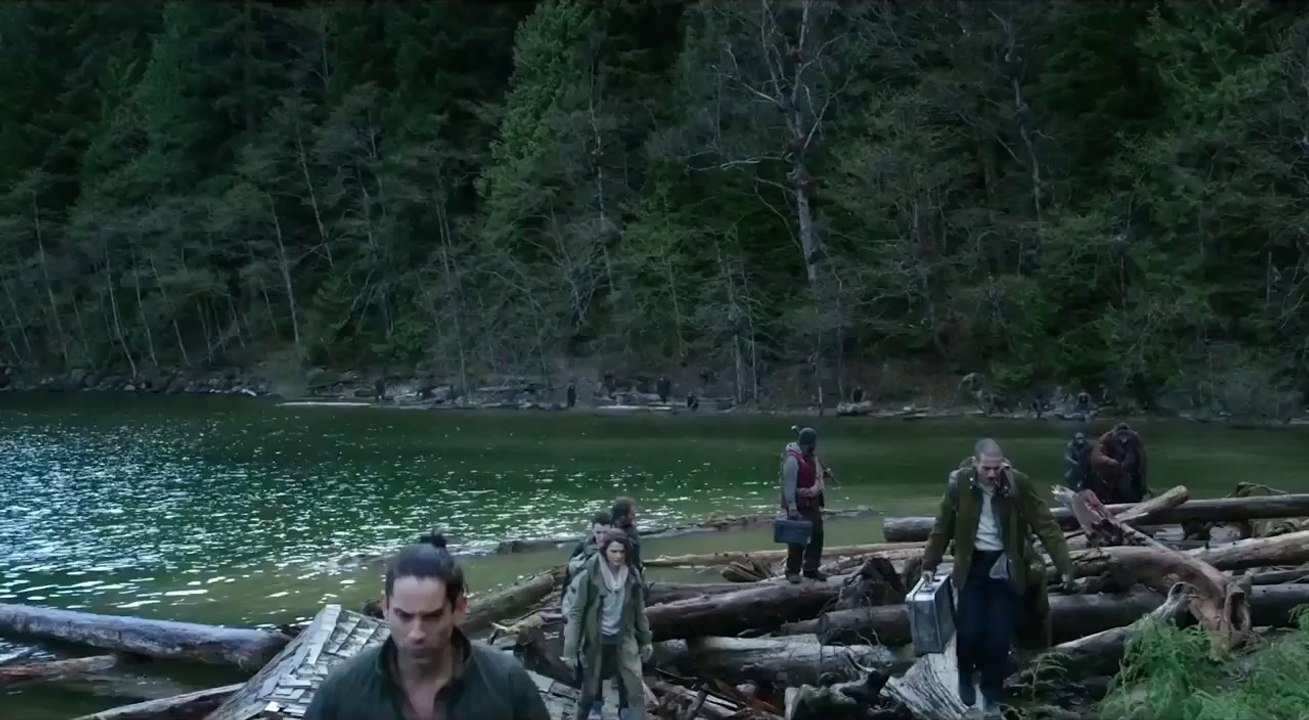 Dawn of the Planet of the Apes - Extrait 'Humans Story" [VO|HD]