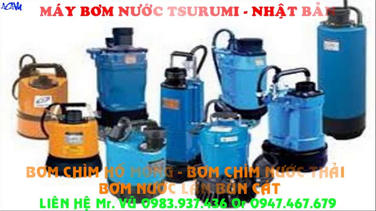Bán bơm chìm nước thải lẫn bùn cát Tsurumi HS 2.4///0.4kw///0.5Hp