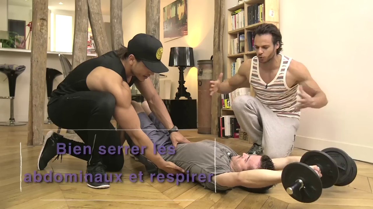 Muscler les pectoraux et le dos avec des haltères :  Coaching de Sebastien des Princes de l'Amour par BodyTime