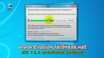 Télécharger Evasion gratuit complètes iOS 7.1.1 Untethered Jailbreak outil pour iPhone 5/5s/5c iPad 4/3/2