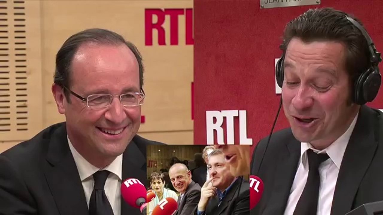 Laurent Gerra imite François Hollande... devant François Hollande