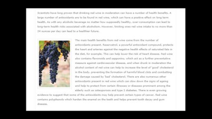 The Health Benefits of Red Wine from Imperial Wines of London