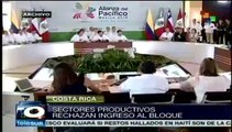 Costa Rica analiza su ingreso a la Alianza del Pacífico