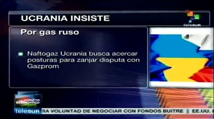 Ucrania insiste en solventar su situación con el gas ruso