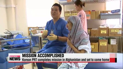 Korea completes reconstruction mission in Afghanistan
