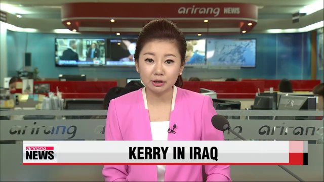 Kerry pledges intense and sustained support for Iraq