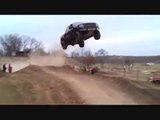 Ford Raptor Awesome Jump and Crash
