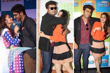 Did Arjun try to get too close to Alia?
