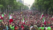 World Cup: Fans go wild in Mexico City after win against Croatia