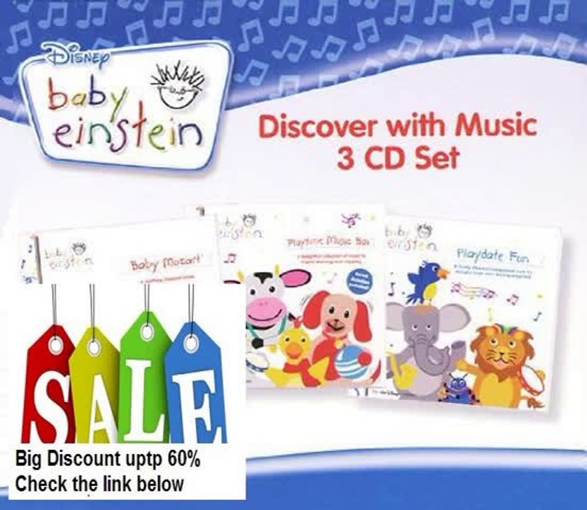 Clearance Sales! Baby Einstein - Discover with Music (3 CD Set) 56 Songs - Includes Baby Mozart Playtime Music Box-A Concert for Little Ea... Review