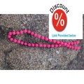 Discount Chewable Teething Necklace - Silicone Safe for Baby Beads - Breakaway Clasp - Nursing Necklace - BRIGHT PINK Review