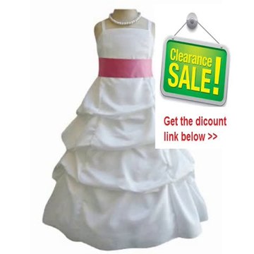 Cheap Deals Classykidzshop Baby-girls Satin Spaghetti Strap Pageant Dress Review