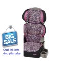 Clearance Evenflo Bid Kid Lx High Back Booster Seat, Neon Leopard Review