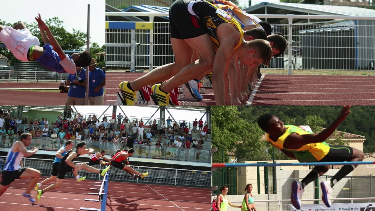 1er meeting d'athlétisme à Montélimar