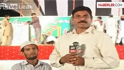 Canlı Yayında Muhabirden Dayak Yedi