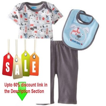 Cheap Deals Bon Bebe Baby-Boys Newborn Play Ball Bib Bodysuit Booties and Pant Set Review