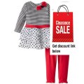 Cheap Deals Little Me Baby-girls Infant Barberry Flocked Legging Set Review