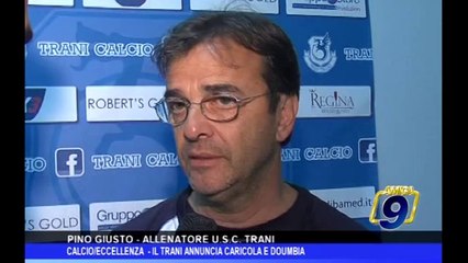 Calcio/Eccellenza | Il Trani annuncia Caricola e Doumbia