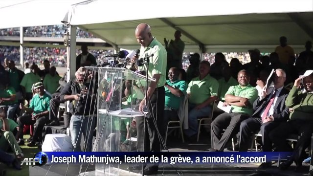 Fin de grève pour les mineurs sud-africains du platine